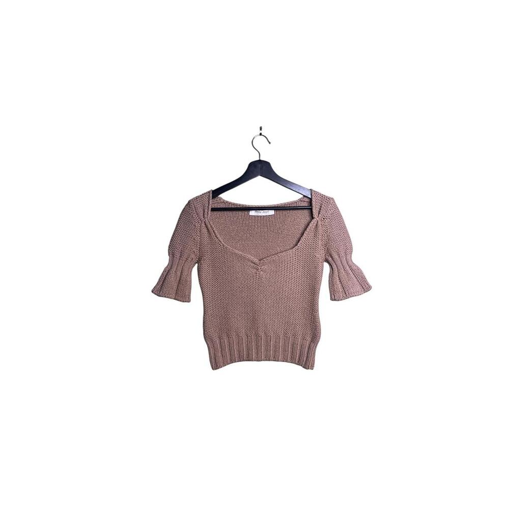 Miu Miu FW2000 Runway Look 7 Wool Knit Top IT42